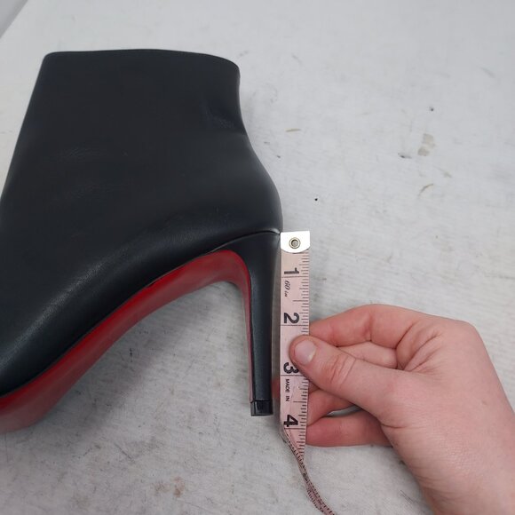 Christian Louboutin Black Pumppie Heel Ankle Boot - Picture 12 of 12